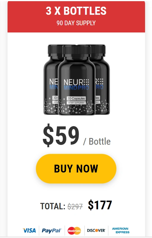 NeuroMind Pro - 3 Bottle